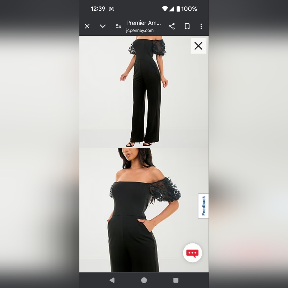 Cutest black jumpsuit! Size 12.